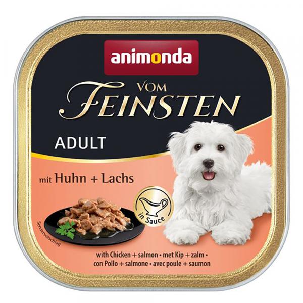 Animonda vom Feinsten Adult 22 x 150 g - Z kurczakiem i łososiem w sosie