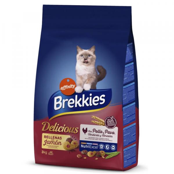 Brekkies Pyszny Kurczak, Kurczak i Warzywa - Opakowanie ekonomiczne: 4 x 3 kg