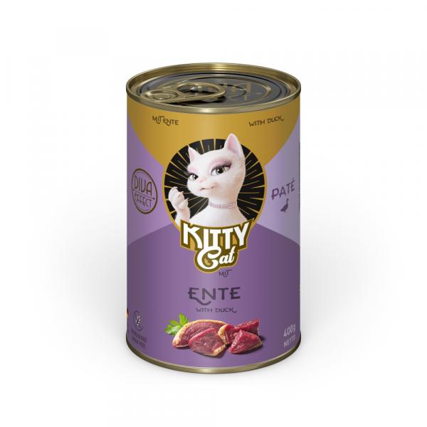 Kitty Cat Adult Pate, 6 x 400 g - Kaczka