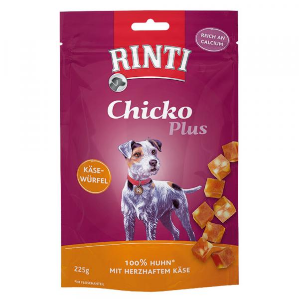 RINTI Extra Chicko Plus, kosteczki serowe - 3 x 225 g