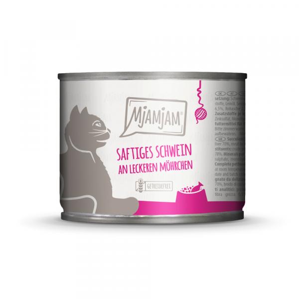MjAMjAM, 6 x 200 g - Soczysta wieprzowina z pyszną marchewką
