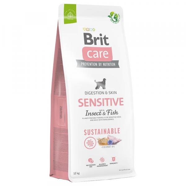 Brit Care Dog Sustainable Sensitive, ryba i insekty - 2 x 12 kg