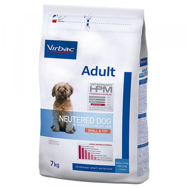 Virbac Veterinary HPM Adult Neutered Small & Toy dla psów - 2 x 7 kg