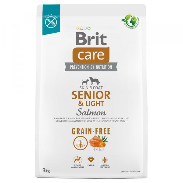 Brit Care Dog Grain-Free Senior & Light, łosoś i ziemniaki - 3 kg