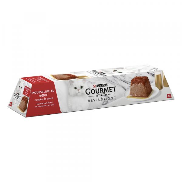 20% taniej! Gourmet Revelations Mus, karma mokra dla kota, 24 x 57 g - Wołowina