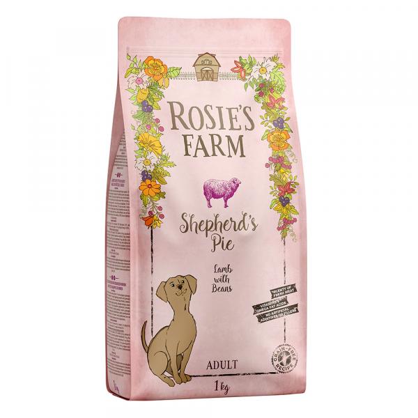 2 + 1 kg gratis! Rosie's Farm, karma sucha, 3 x 1 kg - Jagnięcina, bataty i fasola
