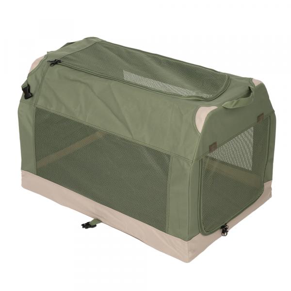 Zooplus Basics składana buda dla psa - Rozmiar L (szer. x gł. x wys.): 61 x 91 x 58 cm