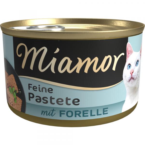 Miamor Pastete, 12 x 85 g - Pstrąg