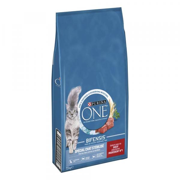 PURINA ONE Sterilized, wołowina - 7,5 kg