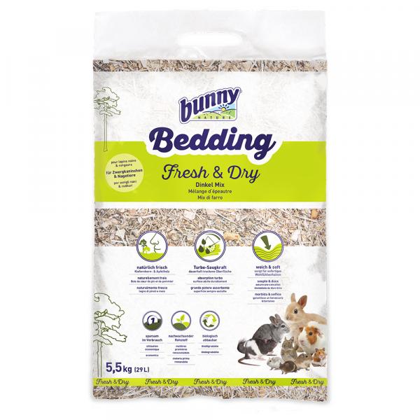 Bunny Bedding Fresh & Dry ściółka dla królików miniaturowych i gryzoni - 29 l (5,5 kg)