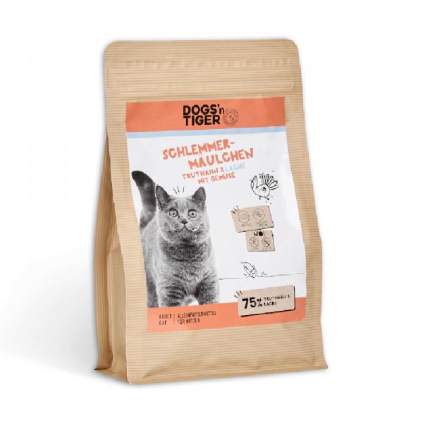 Dogs'n Tiger Cat Adult Schlemmermäulchen, ryba i indyk - 10 kg