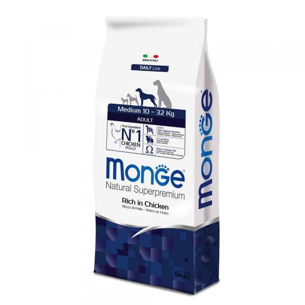 Monge Superpremium Adult Medium Krokiety dla psów - 12 kg