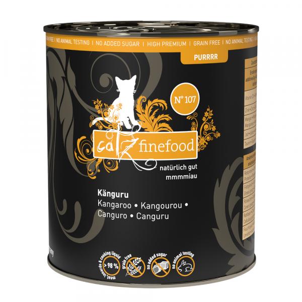 Catz finefood Purrrr, 6 x 800g/750g - No. 107: Kangur, 6 x 800 g