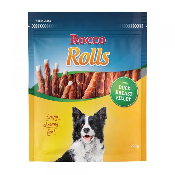 Rocco Rolls pałeczki do żucia - Kaczka, 200 g