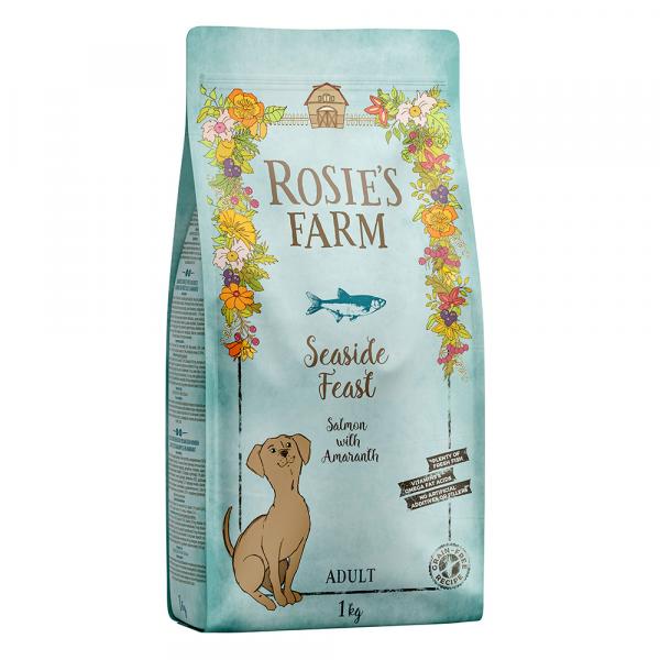 2 + 1 kg gratis! Rosie's Farm, karma sucha, 3 x 1 kg - Łosoś, bataty i amarantus