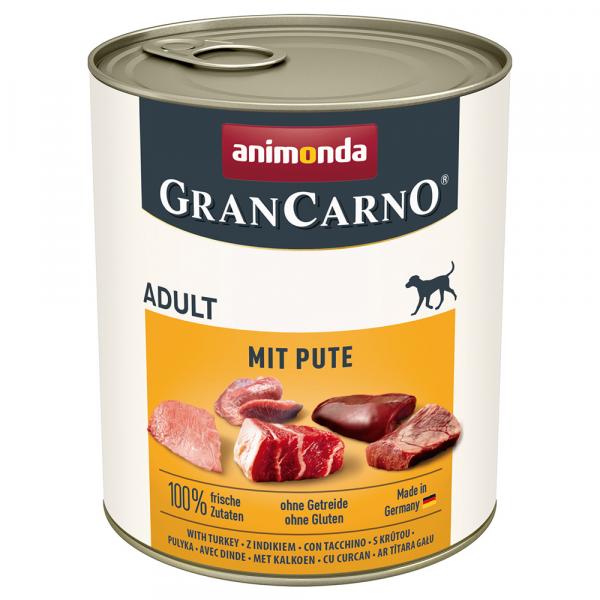 Megapakiet animonda GranCarno Original Adult, 24 x 800 g - Indyk