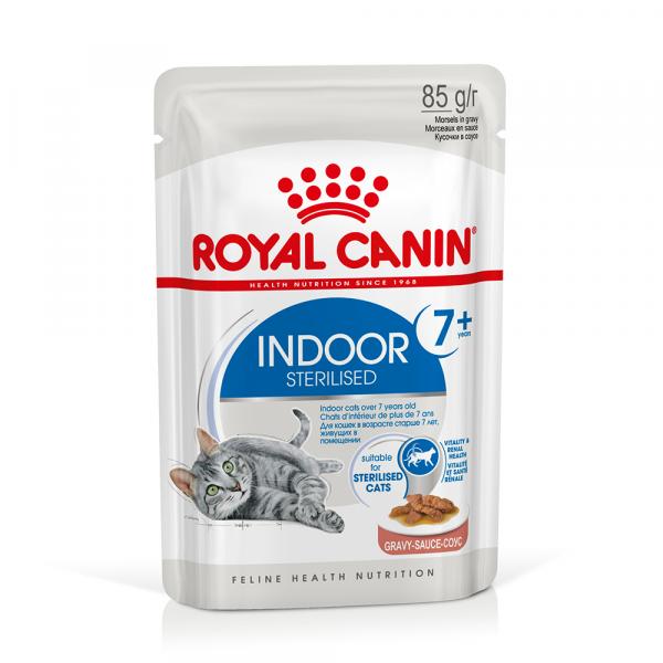 Royal Canin Indoor Sterilised 7+ w sosie - 48 x 85 g