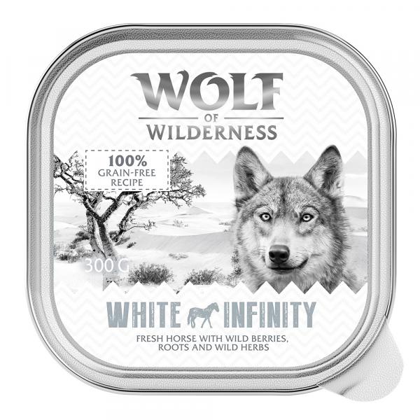 Megapakiet Wolf of Wilderness Adult, 24 x 300 g - White Infinity - konina