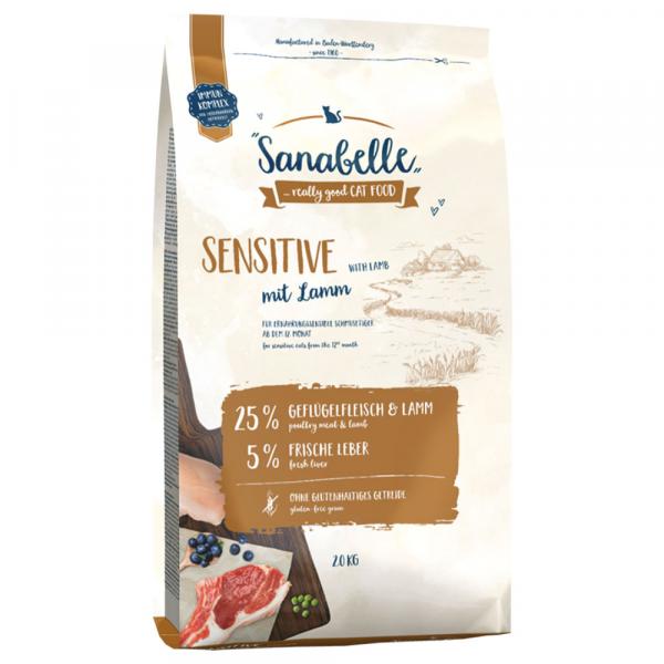 Sanabelle Sensitive, jagnięcina - 2 kg