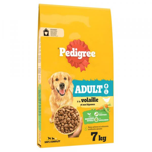 Pedigree Adult, z drobiem i warzywami - 7 kg