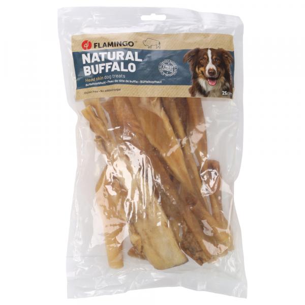 Flamingo Natural Buffalo, głowizna z bawolej skóry - 2 x 400 g (25 cm)