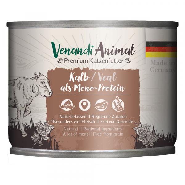 Korzystny pakiet Venandi Animal Monoprotein 24 x 200 g - Cielęcina