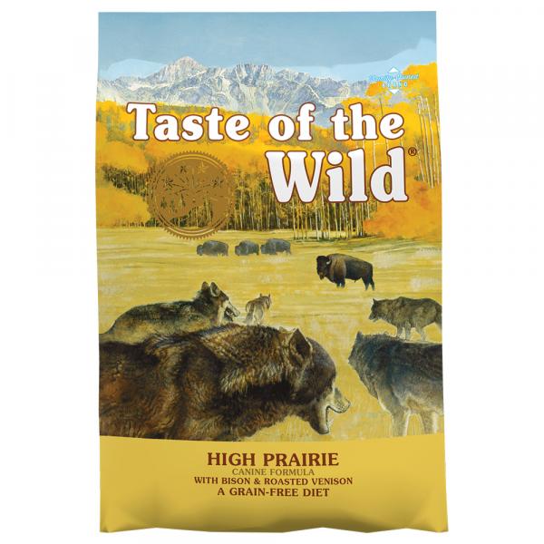 4 + 2 kg gratis! Taste of the Wild, karma sucha, 3 x 2 kg - High Praire Canine