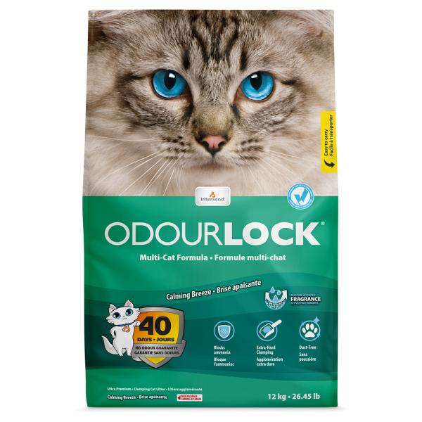 ODOURLOCK Calming Breeze żwirek dla kota - 2 x 12 kg