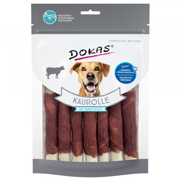 Dokas Rurki do żucia - Wołowina, 3 x 190 g