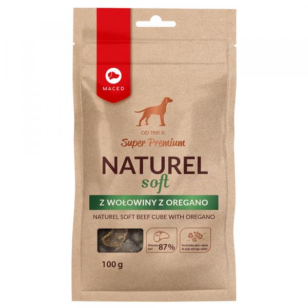 Maced Super Premium Naturel Soft, wołowina z oregano - 3 x 100 g