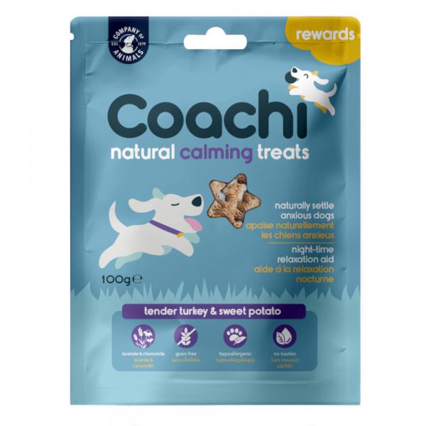 Coachi Natural Calming Treats - Indyk, 100 g