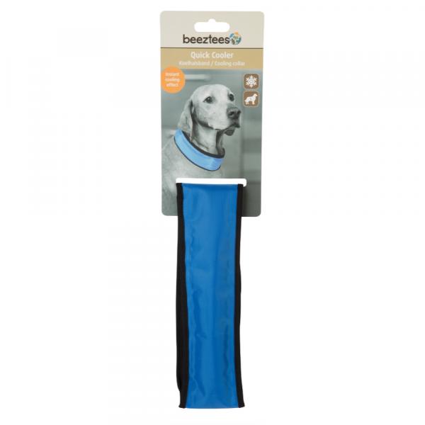 Beeztees chłodząca obroża Quick Cooler Izi - Rozmiar L: obw szyi ok. 44-56 cm