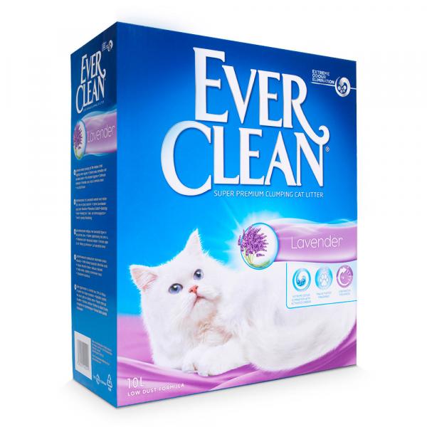 Ever Clean® Lavender, żwirek zbrylający się, zapach lawendy - 10 l