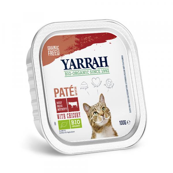 Korzystny pakiet Yarrah Bio Pâté, 12 x 100 g - Biowołowina z biocykorią