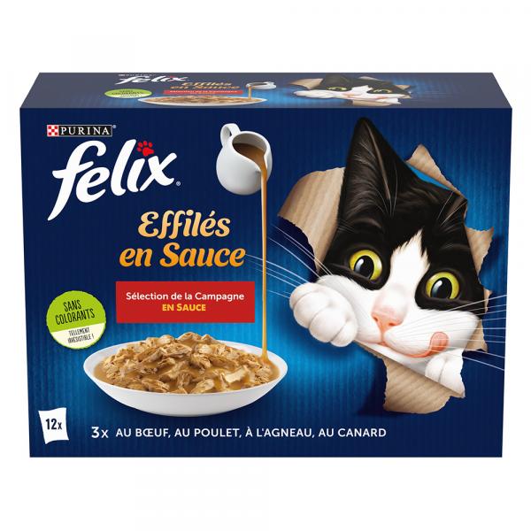 Felix Gravy Lover, w sosie, So gut wie es aussieht, 12 x 85 g - Wiejskie smaki