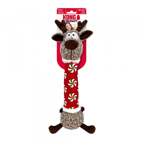 KONG Holiday Shakers Luvs Renifer - ok. Dł. x szer. x wys.: 37 x 13 x 7 cm