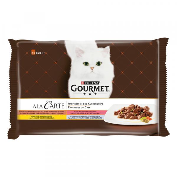 Megapakiet Gourmet A la Carte, 48 x 85 g - Mieszane smaki II