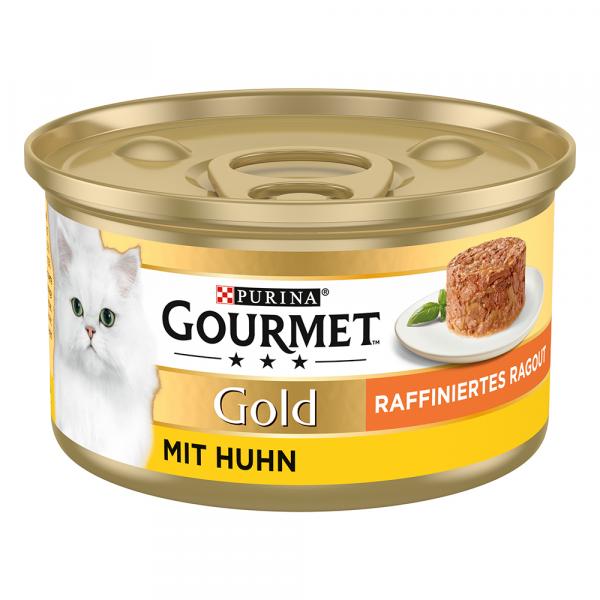 Gourmet Gold Ragout, w sosie, 12 x 85 g - Kurczak