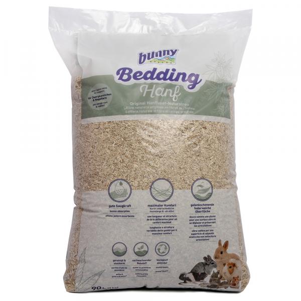Bunny Bedding, ściółka dla gryzoni z konopi - 90 l