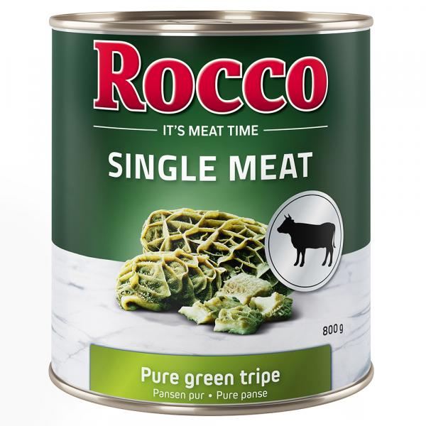 Korzystny pakiet Rocco Single Meat, 12 x 800 g - Żwacze