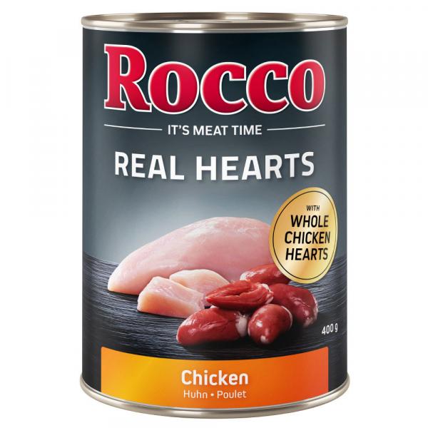 Rocco Real Hearts, 6 x 400 g - Kurczak