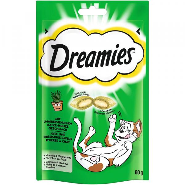 Dreamies przysmaki dla kota - Kocimiętka, 4 x 60 g