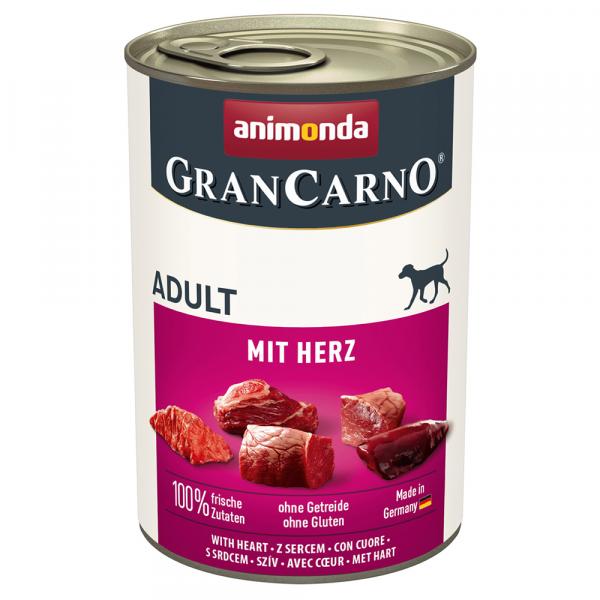 Megapakiet animonda GranCarno Original Adult, 24 x 400 g - Serca