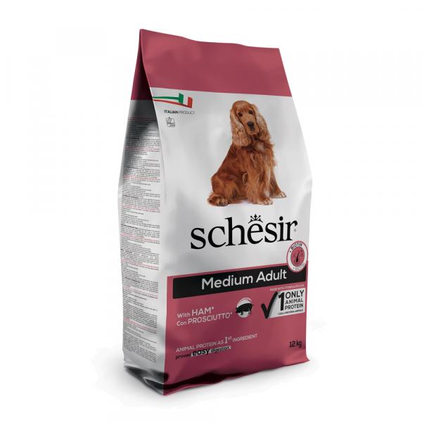 Schesir Dog Dry Medium/Large Maintenance Ham - 12 kg