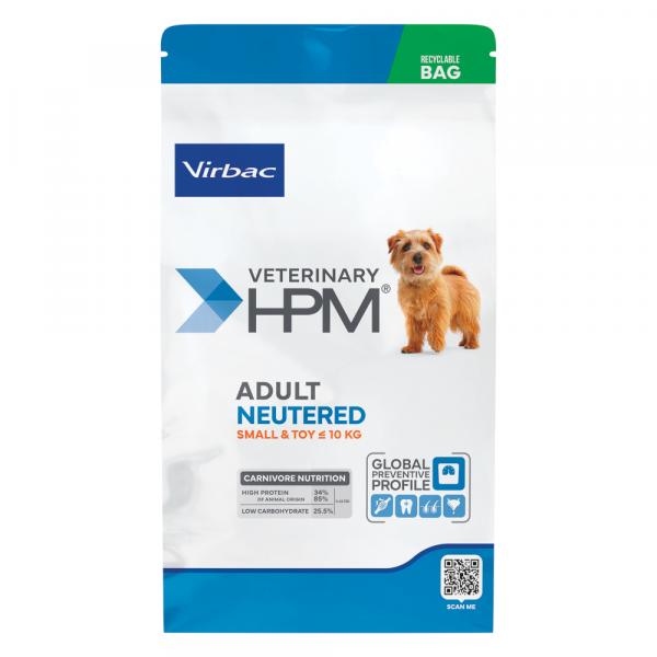 Virbac Veterinary HPM Adult Neutered Small & Toy dla psów - 3 kg