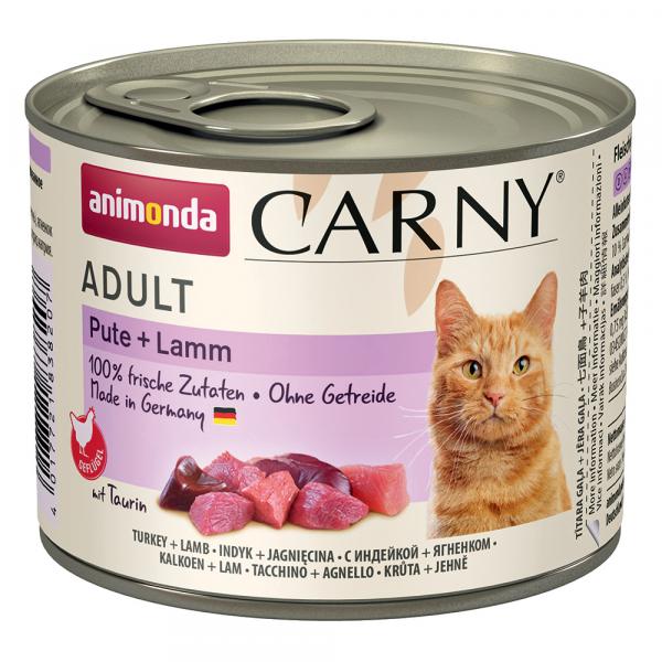 Animonda Carny Adult, 6 x 200 g - Indyk z jagnięciną