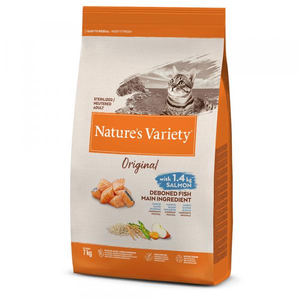 Nature's Variety Original Sterilised, łosoś - 7 kg