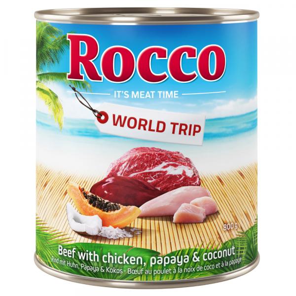 20 + 4 gratis! Rocco Menu/Podróże, mokra karma dla psa, 24 x 800 g - Podróże, Jamajka