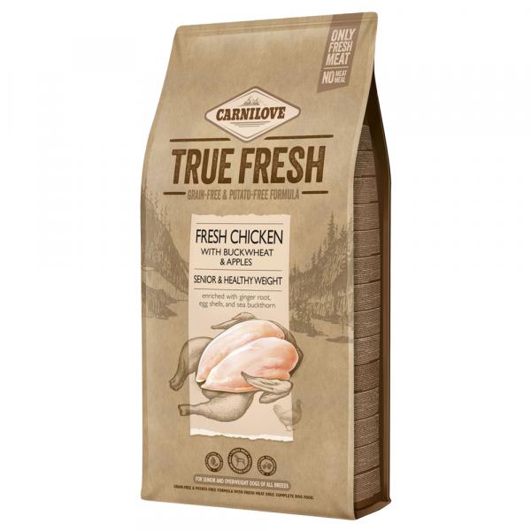 Carnilove True Fresh Senior & Healthy Weight, kurczak - 2 x 11,4 kg