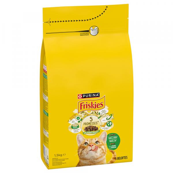 Purina Friskies, Królik, kurczak i warzywa - 1,5 kg